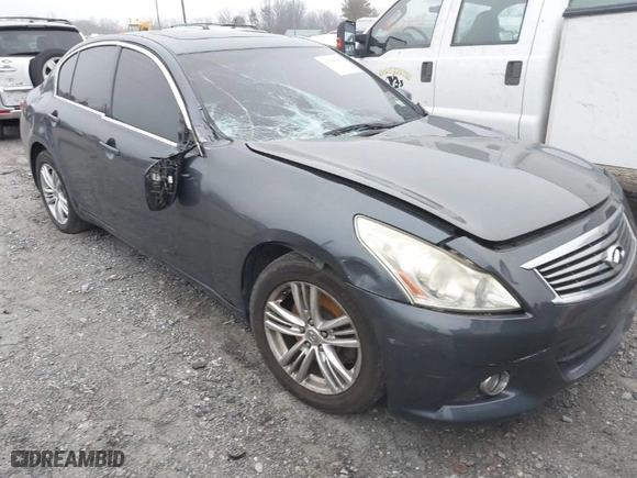 2012 Infiniti G37 Sedan x with VIN JN1CV6AR9CM977748, listed as a IAAI auction lot 41785300 with 153,564 mi miles. Bid and sale history available at carsss.com. Image 6.