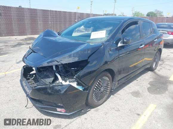 2024 Nissan LEAF SV Plus with VIN 1N4CZ1CV7PC562041, listed as a IAAI auction lot 42142283 with 8,580 mi miles and . Bid and sale history available at DreamBid. Image 19.