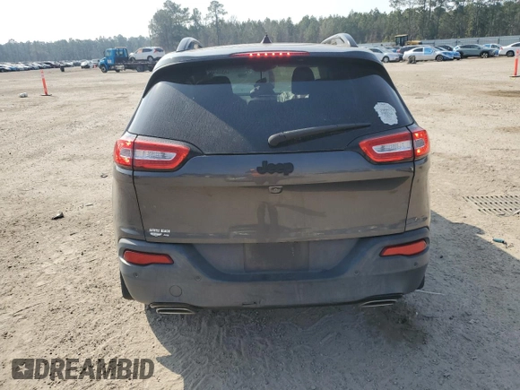 2016 Jeep Cherokee Altitude with VIN 1C4PJLCS1GW222595, listed as a Copart auction lot 43760325 with 190,316 mi miles and Salvage Title. Bid and sale history available at carsss.com. Image 6.