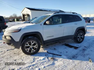 2017 Jeep Cherokee Trailhawk L Plus with VIN 1C4PJMBB1HW510027, listed as a Copart auction lot 82337424 with 144,044 mi miles and Clean Title. Bid and sale history available at carsss.com. Image 1.