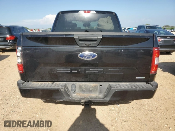 2020 Ford F-150 XL with VIN 1FTEW1CP6LKE24018, listed as a Copart auction lot 55812115 with 109,741 mi miles and Salvage title. Bid and sale history available at DreamBid. Image 6.