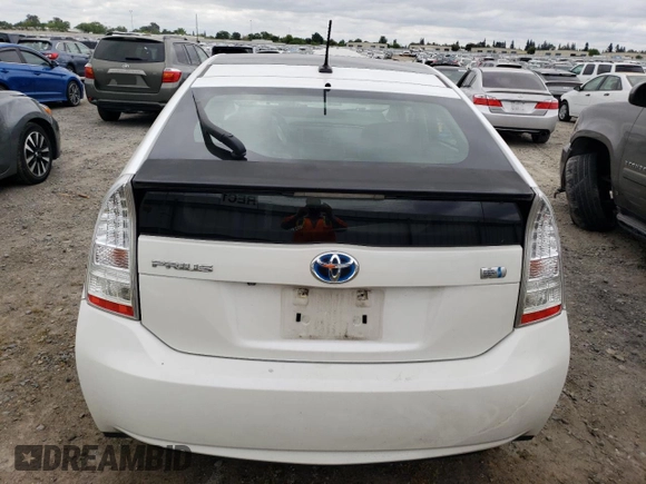 2011 Toyota Prius I with VIN JTDKN3DU0B0250849, listed as a Copart auction lot 53003945 with 253,985 mi miles and Clean Title. Bid and sale history available at DreamBid. Image 6.