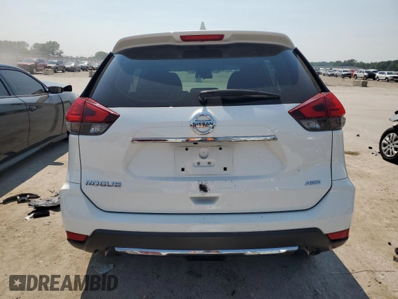 2017 Nissan Rogue S with VIN JN8AT2MV6HW006332, listed as a Copart auction lot 60634955 with Not provided miles and Salvage title. Bid and sale history available at DreamBid. Image 6.