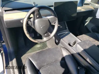 2022 Tesla Model Y Long Range with VIN 7SAYGDEE1NF481639, listed as a Copart auction lot 49896125 with Not Provided miles and Salvage Title. Bid and sale history available at carsss.com. Image 8.