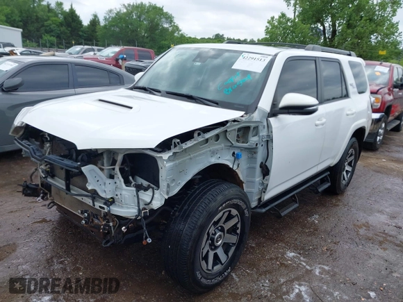 2021 Toyota 4Runner TRD Off Road Premium with VIN JTERU5JR3M5954879, listed as a IAAI auction lot 42291513 with 125,097 mi miles and . Bid and sale history available at DreamBid. Image 17.