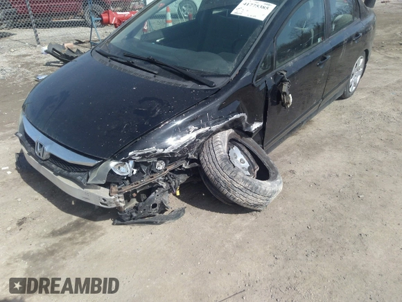 2010 Honda Civic LX with VIN 19XFA1F59AE086241, listed as a IAAI auction lot 41775385 with 188,240 mi miles and . Bid and sale history available at DreamBid. Image 6.