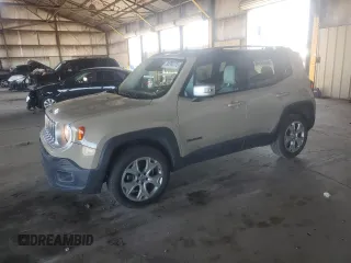 2016 Jeep Renegade Limited with VIN ZACCJBDT5GPC68282, listed as a Copart auction lot 60294775 with 120,641 mi miles and Clean title. Bid and sale history available at DreamBid. Image 1.