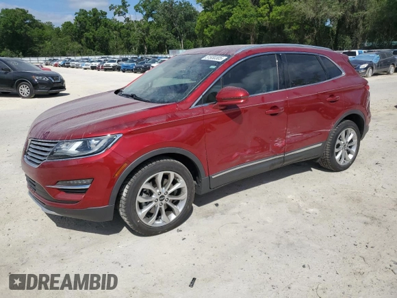 2018 Lincoln MKC Select with VIN 5LMCJ2C95JUL21468, listed as a Copart auction lot 51930305 with 20,958 mi miles and Salvage Title. Bid and sale history available at DreamBid. Image 1.