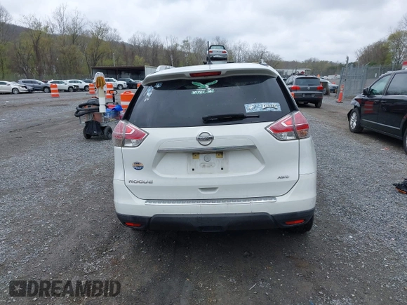 2016 Nissan Rogue SV with VIN KNMAT2MV7GP713086, listed as a IAAI auction lot 42021596 with 118,290 mi miles and . Bid and sale history available at carsss.com. Image 16.