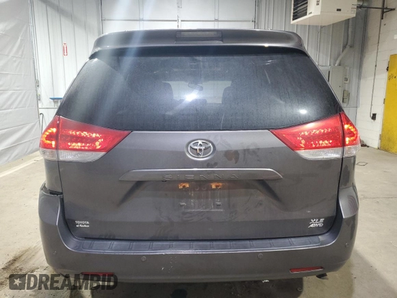 2013 Toyota Sienna XLE with VIN 5TDDK3DC6DS065469, listed as a Copart auction lot 48772565 with 143,966 mi miles and Salvage Title. Bid and sale history available at DreamBid. Image 6.
