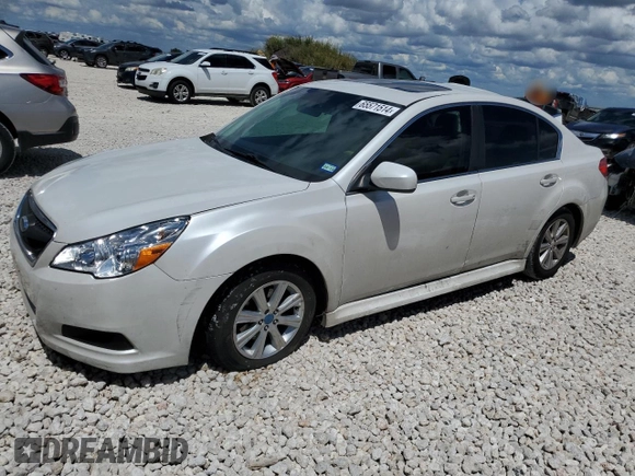 2010 Subaru Legacy Premium with VIN 4S3BMBE6XA3226021, listed as a Copart auction lot 65571514 with Not provided miles and Clean title. Bid and sale history available at DreamBid. Image 1.