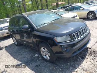 2014 Jeep Compass Sport with VIN 1C4NJCBA0ED511217, listed as a IAAI auction lot 42008976 with 210,780 mi miles. Bid and sale history available at carsss.com. Image 1.