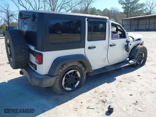 2017 Jeep Wrangler Unlimited Sport with VIN 1C4BJWDG7HL520402, listed as a IAAI auction lot 41730109 with 152,478 mi miles. Bid and sale history available at carsss.com. Image 4.