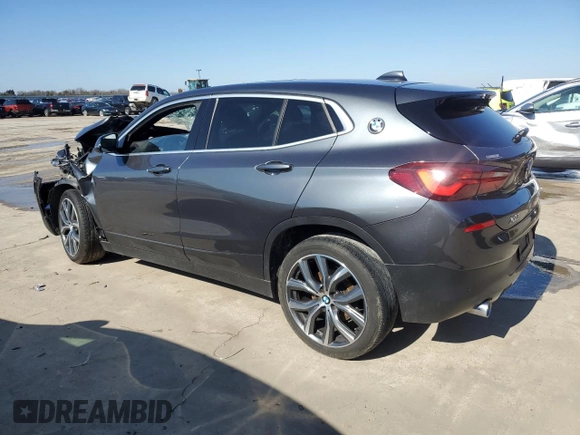 2021 BMW X2 sDrive28i with VIN WBXYH9C00M5S76654, listed as a Copart auction lot 42705965 with 45,103 mi miles and Clean Title. Bid and sale history available at carsss.com. Image 2.