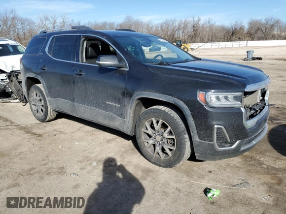2020 GMC Acadia SLT with VIN 1GKKNML43LZ188310, listed as a Copart auction lot 46522875 with 105,111 mi miles and Salvage Title. Bid and sale history available at DreamBid. Image 4.