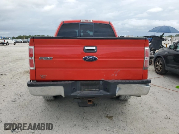 2013 Ford F-150 XL with VIN 1FTFW1ET2DFB96186, listed as a Copart auction lot 54178405 with 211,232 mi miles and Salvage Title. Bid and sale history available at carsss.com. Image 6.