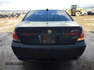 2004 BMW 7 Series with VIN WBAGL63594DP72797, listed as a Copart auction lot 49313695 with 182,785 mi miles and Salvage title. Bid and sale history available at DreamBid. Image 6.