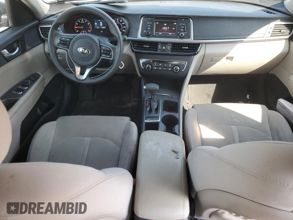2016 Kia Optima LX with VIN 5XXGT4L39GG020694, listed as a Copart auction lot 47750655 with 120,698 mi miles and Salvage Title. Bid and sale history available at carsss.com. Image 8.