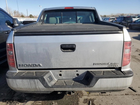 2010 Honda Ridgeline RT with VIN 5FPYK1F28AB008613, listed as a Copart auction lot 43267065 with 145,405 mi miles and Salvage Title. Bid and sale history available at carsss.com. Image 6.