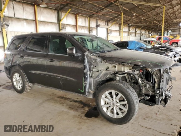 2019 Dodge Durango SXT Plus with VIN 1C4RDHAG4KC573328, listed as a Copart auction lot 42075705 with 76,987 mi miles and Salvage Title. Bid and sale history available at DreamBid. Image 4.