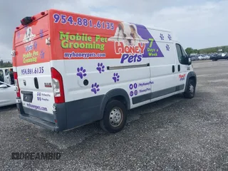 2018 Ram ProMaster Cargo with VIN 3C6URVJG1JE119854, listed as a IAAI auction lot 41091428 with Not Provided miles. Bid and sale history available at carsss.com. Image 4.