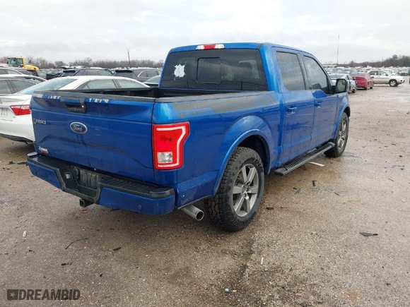 2017 Ford F-150 XL with VIN 1FTEW1CF3HKC33574, listed as a IAAI auction lot 41449586 with 133,199 mi miles. Bid and sale history available at carsss.com. Image 4.