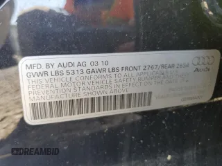2010 Audi A6 Premium Plus z VIN WAUFGAFB3AN071389, wystawiony jako Copart lot #78142494 z przebiegiem 97 570 mil mil oraz Szkody całkowita. Historia ofert i sprzedaży dostępna na DreamBid. Obrazek 14.