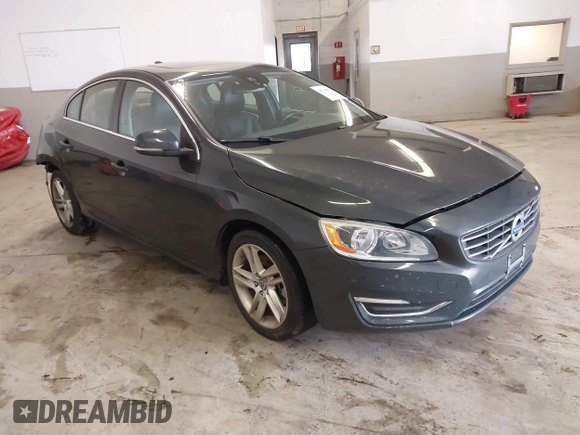 2015 Volvo S60 T5 Drive-E Premier Plus with VIN YV126MFC6F1313759, listed as a IAAI auction lot 41748305 with 43,491 mi miles and . Bid and sale history available at DreamBid. Image 1.