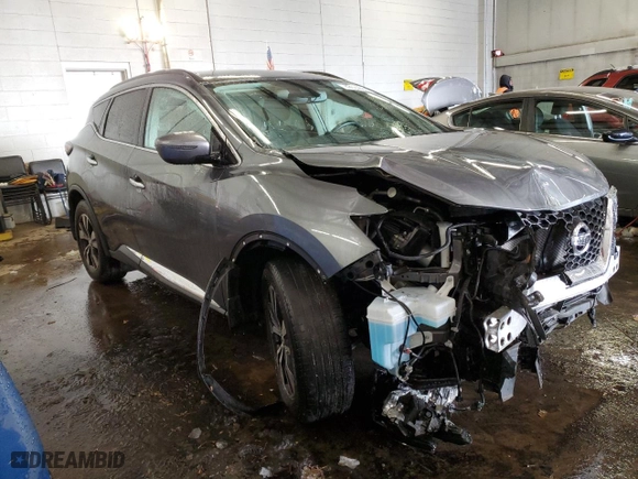 2020 Nissan Murano SV with VIN 5N1AZ2BS9LN119396, listed as a Copart auction lot 42634485 with 33,424 mi miles and Salvage Title. Bid and sale history available at carsss.com. Image 4.