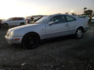 1999 Mercedes-Benz CLK-Class with VIN WDBLJ65G1XF063813, listed as a Copart auction lot 85942424 with 0 mi miles and Salvage Title. Bid and sale history available at carsss.com. Image 1.