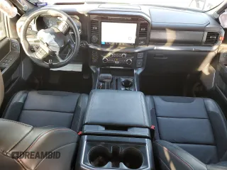 2024 Ford F-150 Raptor with VIN 1FTFW1RG7RFA11716, listed as a Copart auction lot 47696685 with 11,383 mi miles and Salvage Title. Bid and sale history available at DreamBid. Image 8.