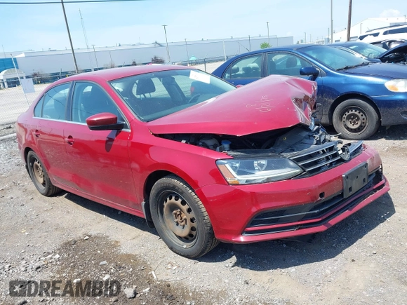 2017 Volkswagen Jetta S z VIN 3VW2B7AJ6HM232479, wystawiony jako IAAI lot #42579313 z przebiegiem 100 582 mil mil oraz . Historia ofert i sprzedaży dostępna na DreamBid. Obrazek 1.