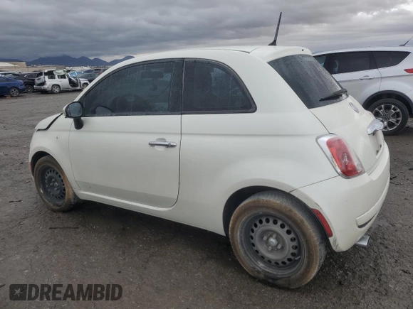 2014 FIAT 500 Pop with VIN 3C3CFFAR6ET264172, listed as a Copart auction lot 45570445 with 99,417 mi miles and Salvage Title. Bid and sale history available at carsss.com. Image 2.