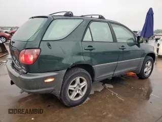 1999 Lexus RX 300 Luxury SUV with VIN JT6HF10U0X0083876, listed as a Copart auction lot 51453785 with 120,129 mi miles and Salvage Title. Bid and sale history available at carsss.com. Image 3.
