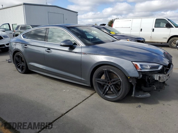 2018 Audi A5 Sportback Premium Plus with VIN WAUENCF54JA024404, listed as a Copart auction lot 47807674 with 68,005 mi miles and . Bid and sale history available at DreamBid. Image 4.