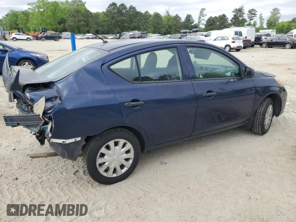 2014 Nissan Versa SV with VIN 3N1CN7AP0EL854809, listed as a Copart auction lot 53725955 with 112,533 mi miles and Salvage Title. Bid and sale history available at DreamBid. Image 3.