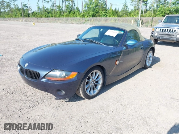 2003 BMW Z4 2.5i with VIN 4USBT33463LS45396, listed as a IAAI auction lot 42323284 with 183,343 mi miles and . Bid and sale history available at DreamBid. Image 2.
