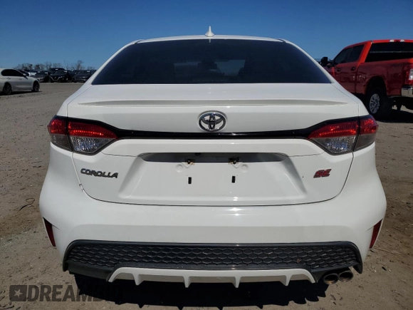 2020 Toyota Corolla SE with VIN 5YFS4RCE7LP054723, listed as a Copart auction lot 49635005 with 88,194 mi miles and Salvage Title. Bid and sale history available at carsss.com. Image 6.