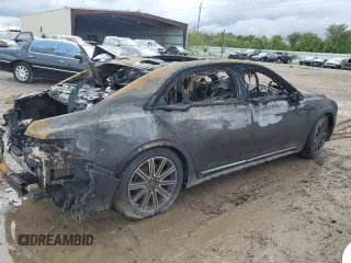 2017 Lincoln Continental Reserve with VIN 1LN6L9RP2H5624558, listed as a Copart auction lot 75893874 with Not Provided miles and Non Repairable. Bid and sale history available at carsss.com. Image 3.