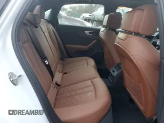 2021 Audi A4 S line Premium Plus with VIN WAUEAAF48MA027754, listed as a Copart auction lot 73360802 with 38,480 mi miles and . Bid and sale history available at DreamBid. Image 10.