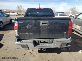 2021 Chevrolet Colorado 2WD Work Truck with VIN 1GCGSBEN9M1281529, listed as a Copart auction lot 81135424 with 32,885 mi miles and Salvage Title. Bid and sale history available at carsss.com. Image 6.