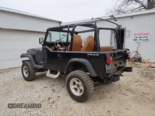 1993 Jeep Wrangler "S" with VIN 1J4FY19P1PP243899, listed as a Copart auction lot 49513795 with 41 mi miles and Clean Title. Bid and sale history available at carsss.com. Image 3.