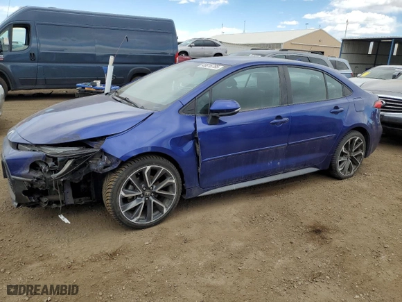 2020 Toyota Corolla SE with VIN 5YFS4RCE1LP003878, listed as a Copart auction lot 49616785 with 67,828 mi miles and Salvage Title. Bid and sale history available at carsss.com. Image 1.