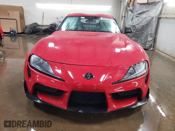 2023 Toyota Supra 3.0 with VIN WZ1DB0G03PW057335, listed as a Copart auction lot 48664395 with 11,108 mi miles and Salvage Title. Bid and sale history available at DreamBid. Image 5.