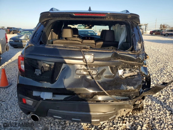 2023 Honda Passport TrailSport with VIN 5FNYF8H63PB024846, listed as a Copart auction lot 85647834 with 18,377 mi miles and Salvage Title. Bid and sale history available at carsss.com. Image 6.