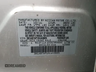 2017 Nissan Sentra SV with VIN 3N1AB7AP1HL643025, listed as a Copart auction lot 51270135 with 160,373 mi miles and Non Repairable. Bid and sale history available at carsss.com. Image 13.