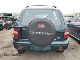 1999 Kia Sportage with VIN KNDJB7232X5612065, listed as a Copart auction lot 47575445 with 77,486 mi miles and Clean Title. Bid and sale history available at carsss.com. Image 6.