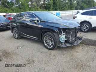 2021 Lexus RX 350 with VIN 2T2JZMDA7MC303675, listed as a Copart auction lot 57057835 with 66,643 mi miles and Salvage title. Bid and sale history available at DreamBid. Image 4.