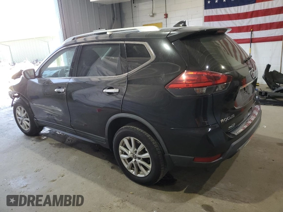 2017 Nissan Rogue SV with VIN KNMAT2MV5HP612016, listed as a Copart auction lot 55304695 with 98,826 mi miles and Salvage title. Bid and sale history available at DreamBid. Image 2.