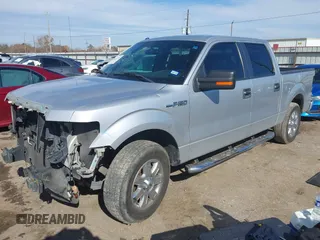2014 Ford F-150 XL with VIN 1FTEW1CM9EFC50155, listed as a IAAI auction lot 41302506 with 212,439 mi miles. Bid and sale history available at carsss.com. Image 2.